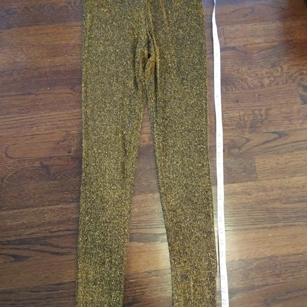 Gold glitter Leggings